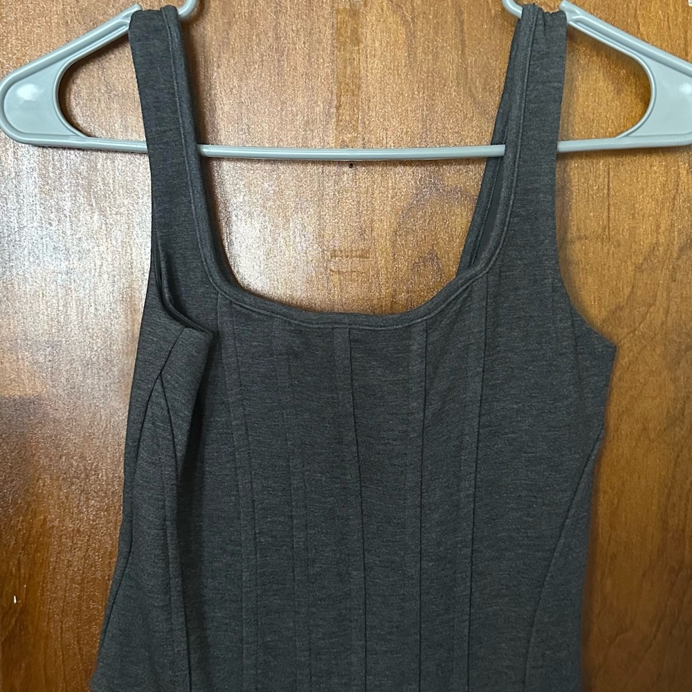 Express Charcoal Corset Top